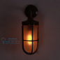 CLADACH BRASS WELL GLASS WALL LIGHT Настенный светильник прямого света ручной работы Mullan Lighting MLWL053ANTBRSCL