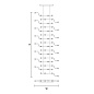 Подвесной светильник RAQAM N2 BASIC BATCH B16 MODULO 6X16 Masiero — фото 8