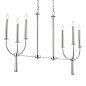 Florence 40" 6 Light Linear Chandelier Polished Nickel люстра 52495PN Kichler — фото 6
