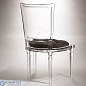 Marilyn Acrylic Side Chair-Pewter Global Views кресло