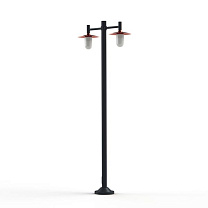 Montana N° 4; Frosted glass E27 105W - Lacquered copper dome; Black grey