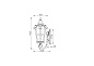 Albion Maytoni настенный светильник O413WL-01BZ1 бронза антик