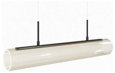 подвесной светильник цилиндрический черный