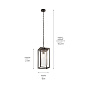 Mercer 24" 1 Light Pendant Clear Seeded Glass Olde Bronze уличный подвесной светильник 59064OZ Kichler