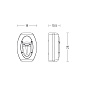 OKO 6 W asymmetric Landa настенный светильник OK10PARA — фото 4