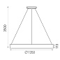 ACB Iluminacion Dilga 3450/135 Подвесной светильник Textured Black, LED 1x168W 3000K 13100lm, Integrated LED, Casambi — фото 1