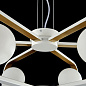 Подвесной светильник Avola Maytoni белый с золотом-белый MOD431-PL-06-WG