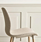 Seed high chair h76 cm - upholstered/wood Bolia кресло