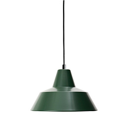 W2 019RG Made by Hand Vrkstedslampe Подвесной светильник с плафоном насыщенного зелёного цвета