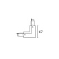 Tracks trimless right "L" connector Leds C4 аксессуар — фото 1