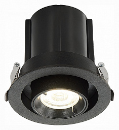 ST702.348.12 ST-Luce St702 встраиваемый потолочный светильник чёрный с регулируемым углом свечения