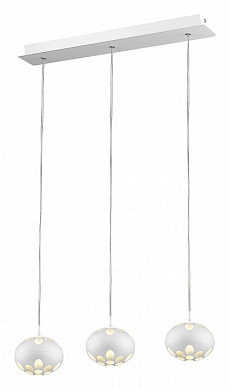 подвесной светильник с полупрозрачным плафоном сферической формы