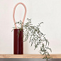 20138404 Vases Dcoupage Vitra Ваза декоративная коричневая с ручкой — фото 1