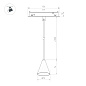 037370 Arlight Светильник MAG-ORIENT-CONE-HANG-7W Warm3000 (BK, 40 deg, 48V) — фото 1