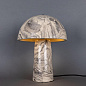 MLCMTL028 Mullan малая настольная лампа Amanita из мраморированной керамики в форме гриба — фото 6
