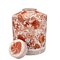 109911 Vase Artemisia ceramic red керамика Eichholtz