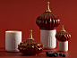 01040174 Lladro 1001 Lights набор из фарфорового подсвечника и крышки с орнаментом для свечи — фото 3