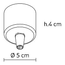 SR099BNINT, Ø50 мм, высота 40 мм, чёрный