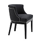 110747 Dining Chair Boca Grande panama black стул Eichholtz