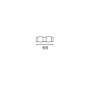 Tracks trim & trimless straight connector Leds C4 аксессуар — фото 1