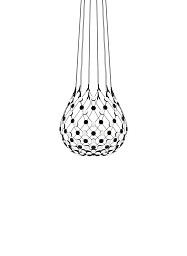1D86KW081001B Luceplan Mesh подвесной светильник
