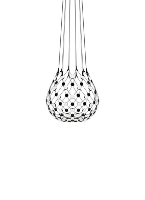 Подвесной светильник Mesh Luceplan 1D86KW081001B