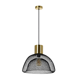 A7046SP-1BK Arte Lamp CASTELLO подвесной светильник с металлической сетчатой полусферой