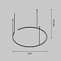 Шинопровод Maytoni Busbar trunkings Arity Черный TRX233-RH-D800-B — фото 5