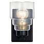 Vionnet 8.5" 1 Light Wall Sconce with Clear Glass Black настенный светильник 55010BK Kichler — фото 4