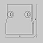 Заглушка к профилю Elasity IP черная Maytoni O-TR001-B-EC2 — фото 3