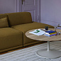 10767 Muuto Soft Журнальный столик Ø95 см, массив дуба / серый — фото 1