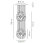 Axo Light Aura SP AU 60/2 BC подвесной светильник SPAU60/2BCCRE27