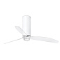 32034-9 TUBE FAN LED Matt white/transparent ceiling FAN LED with DC motor люстра с вентилятором Faro barcelona