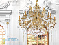 Подвесной светильник Possoni Wellington 791/12+6+6-SH/G — фото 1