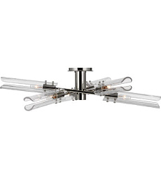 ARN4480PN-CG Visual Comfort Casoria встраиваемый потолочный светильник с крестообразным корпусом из полированного никеля
