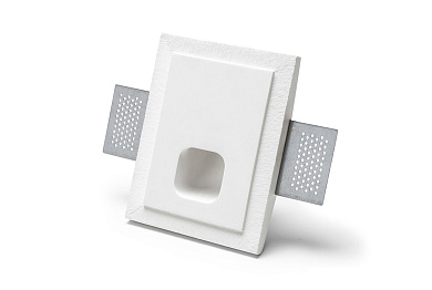 встраиваемый светильник для ступеней прямоугольной формы с направленным потоком света вниз
