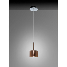 SPSPILLGBRCRG4L Axolight Spillray SP L современная люстра со стеклянным плафоном хром; бронза