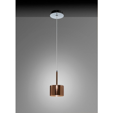 SPSPILLGBRCRG4L Axolight Spillray SP L современная люстра со стеклянным плафоном хром; бронза