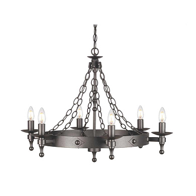 Люстра Warwick Elstead WR6-GRAPHITE графитово-черный