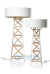 8718282298726 Moooi Construction торшер с двойным плафоном на опоре из пересекающихся металлических стоек