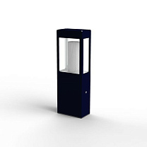 Tetra N° 2; Clear polycarbonate E27 70W; Steel blue