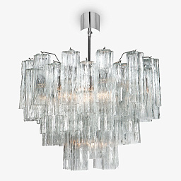 CL418-60 Bella Figura Pentagon подвесная люстра с объемными кристаллическими модулями в геометрической форме