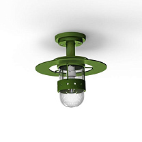 Kent N° 1; Clear glass E27 105W; Fern green