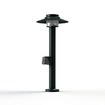 Kerlouan N° 3; Polycarbonate E27 105W Plug; Slate grey