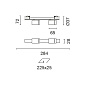 QX17 Palco Recessed iGuzzini Palco linear recess 2 x Ø37 - flood - remote driver