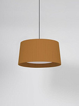 GT5: LAMPSHADE: MUSTARD RAW COLOR RIBBON. CABLE: BLACK, META