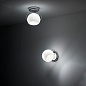 D57G27 01 Fabbian Beluga White AP PL современный настенно-потолочный светильник глянцевый белый — фото 1