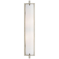 Calliope Tall Bath Light полированный никель с белым стеклом