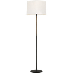 ET1101WDO Visual Comfort Ferrelli напольный светильник с деревянным основанием и текстильным абажуром