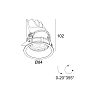 28483 9020 B Delta Light ENTERO Rd-S X Мягкий углубленный точечный светильник — фото 1